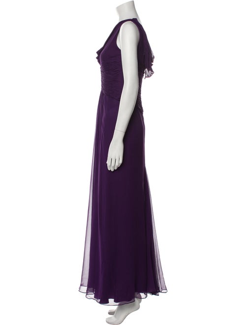 Pamella Roland Silk Long Dress
