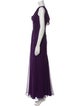 Pamella Roland Silk Long Dress
