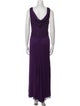 Pamella Roland Silk Long Dress