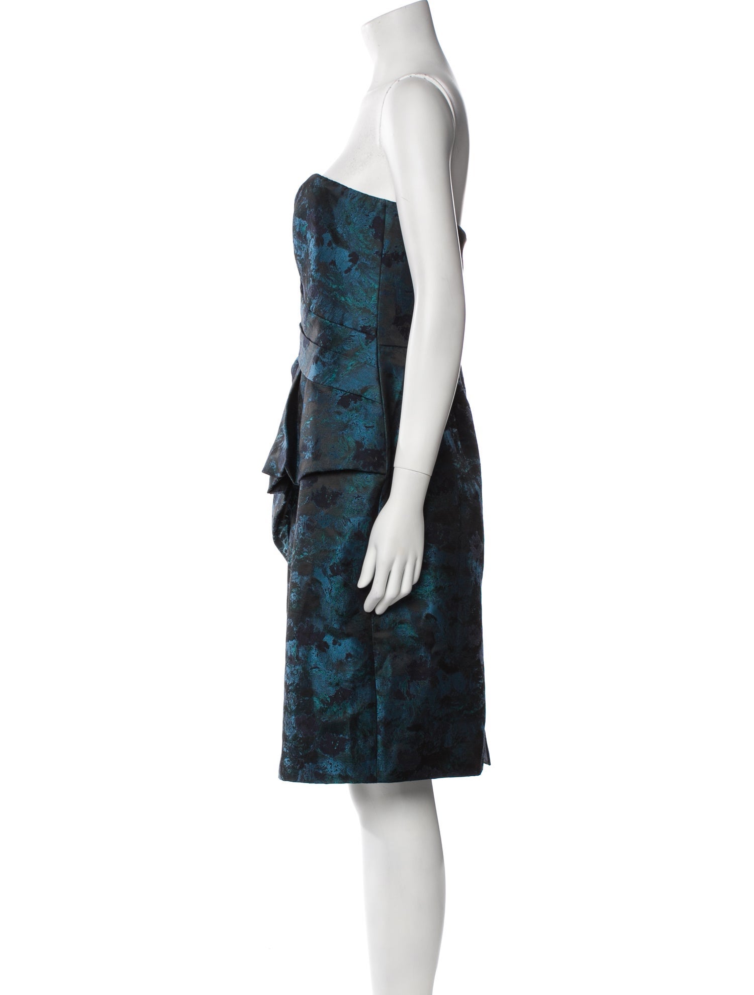 Pamella Roland Printed Mini Dress