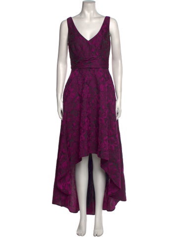 Pamella Roland Dresses Printed Long Dress S