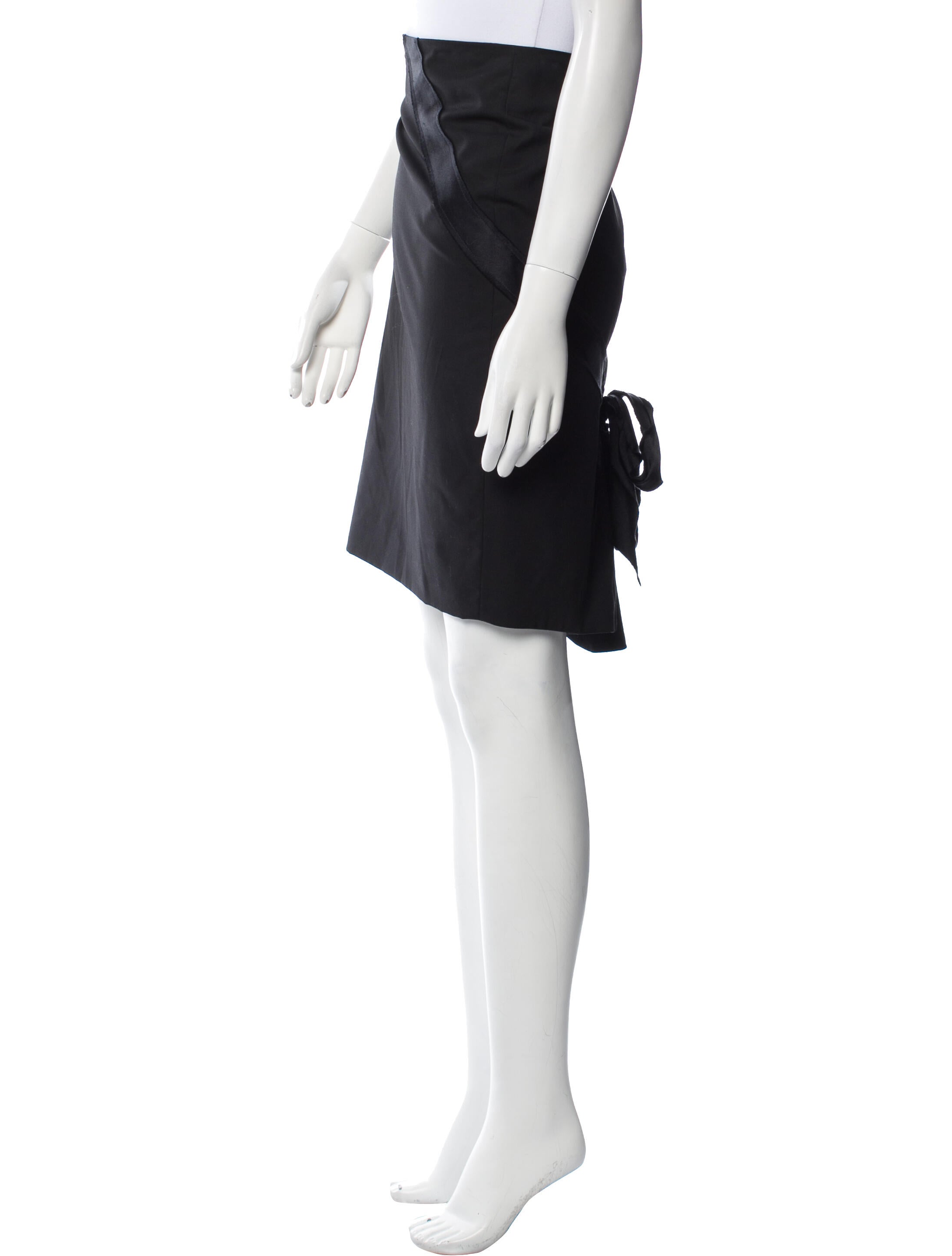 Pamella Roland Wool Knee-Length Skirt