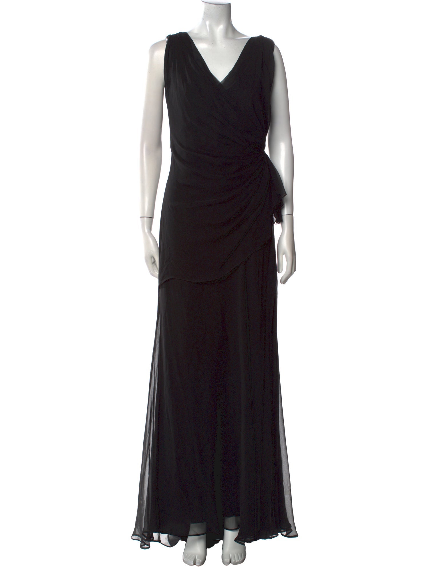 Pamella Roland Silk Long Dress