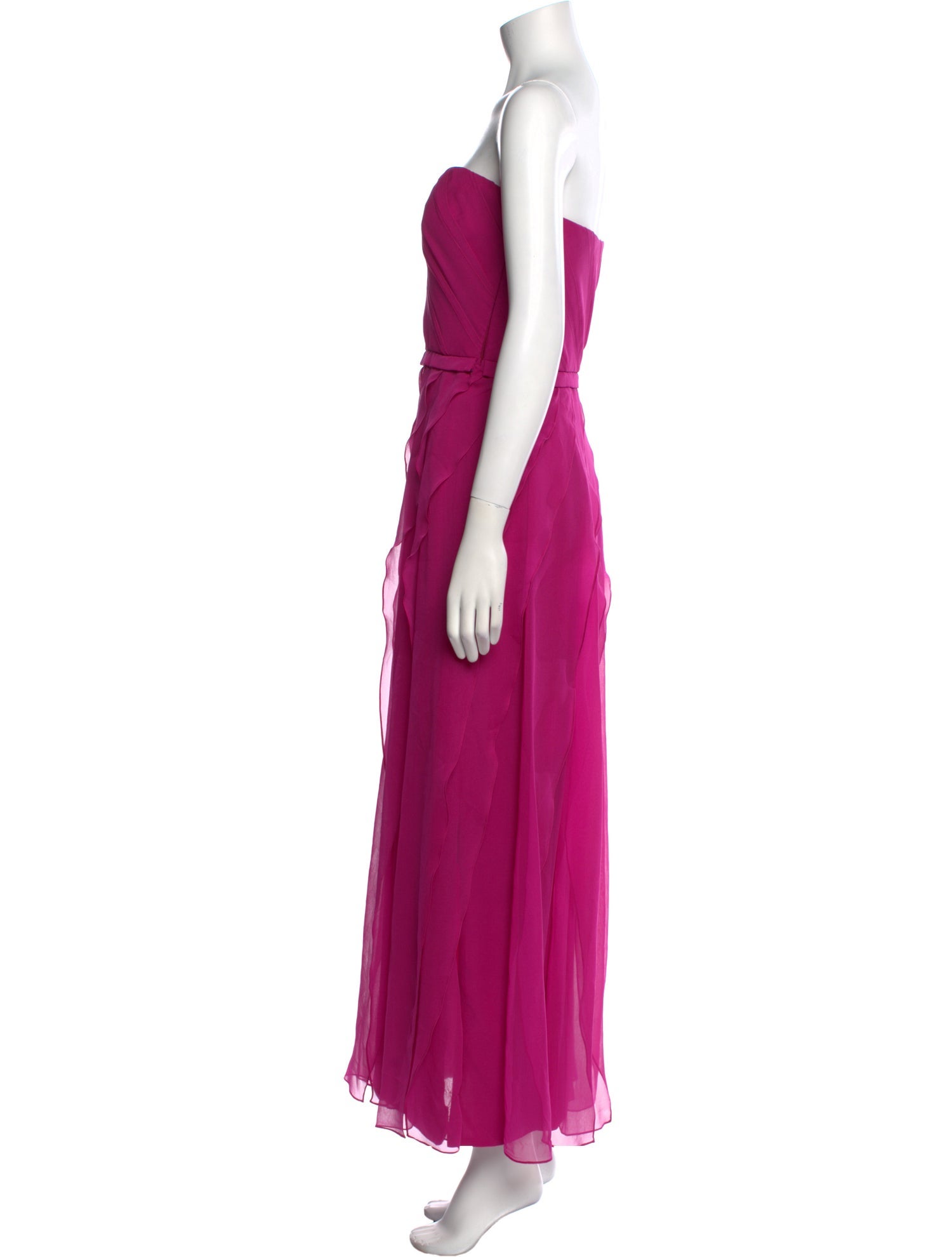 Pamella Roland Silk Long Dress