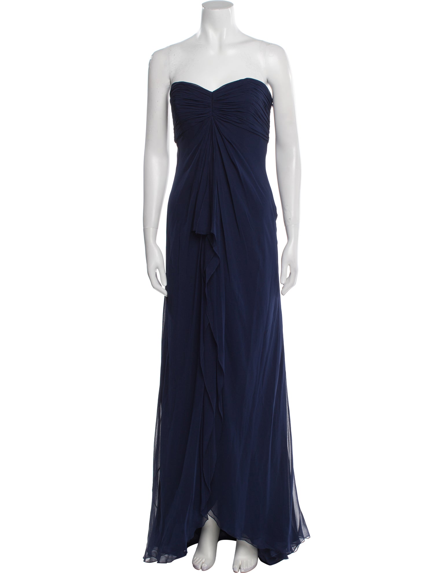 Pamella Roland Silk Long Dress