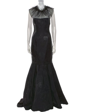 Pamella Roland Nylon Long Dress