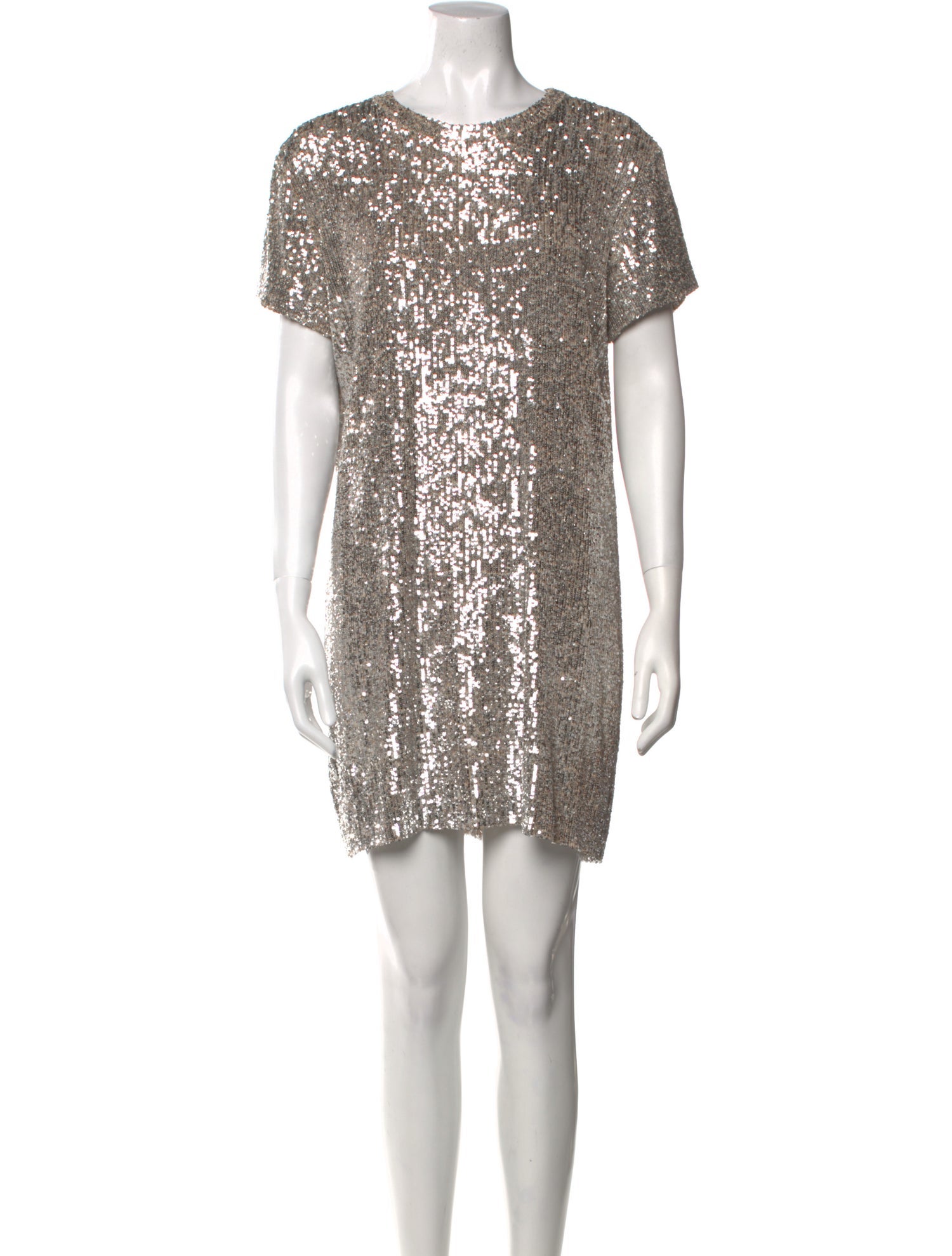 Pamella Roland Sequin Mini Dress