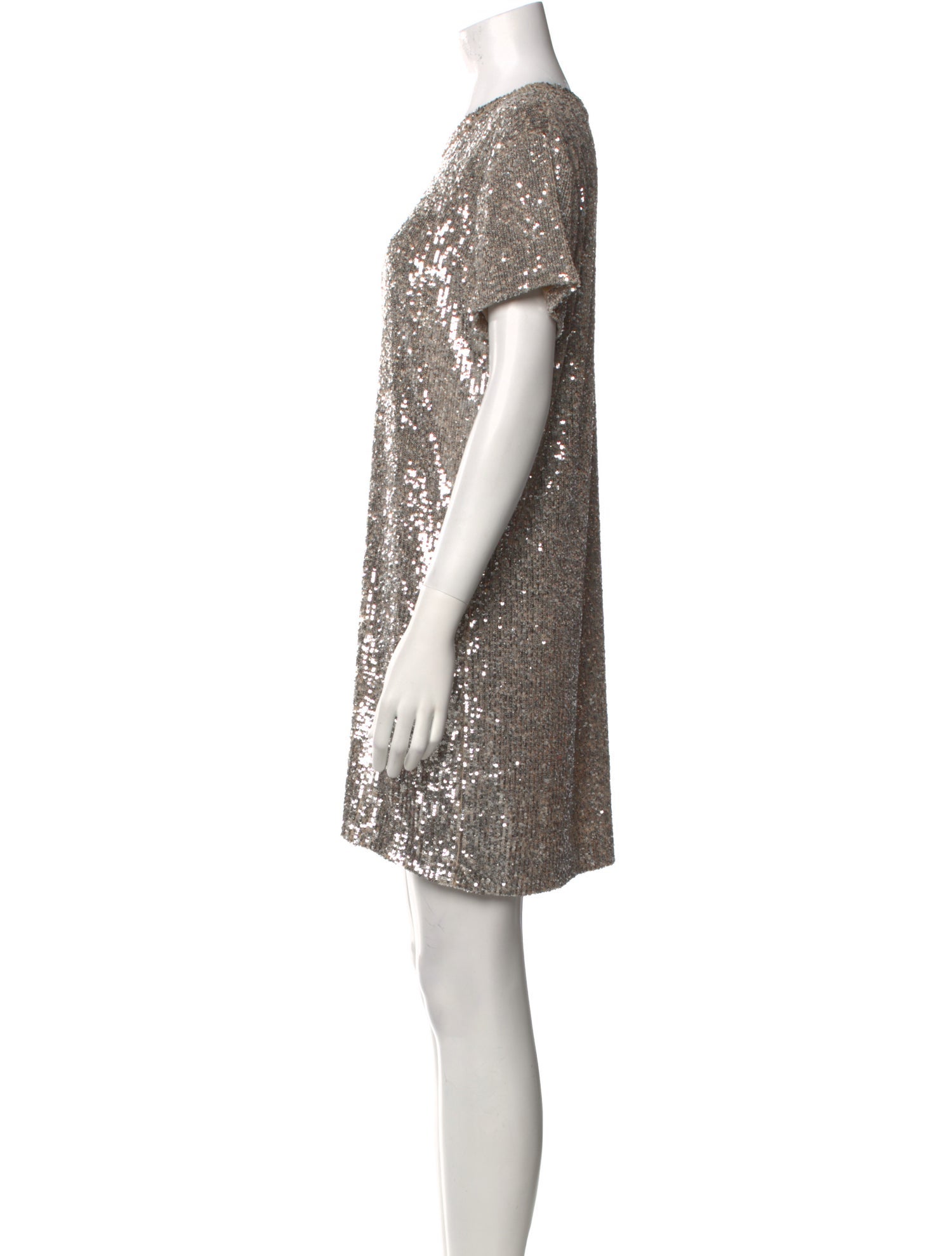 Pamella Roland Sequin Mini Dress