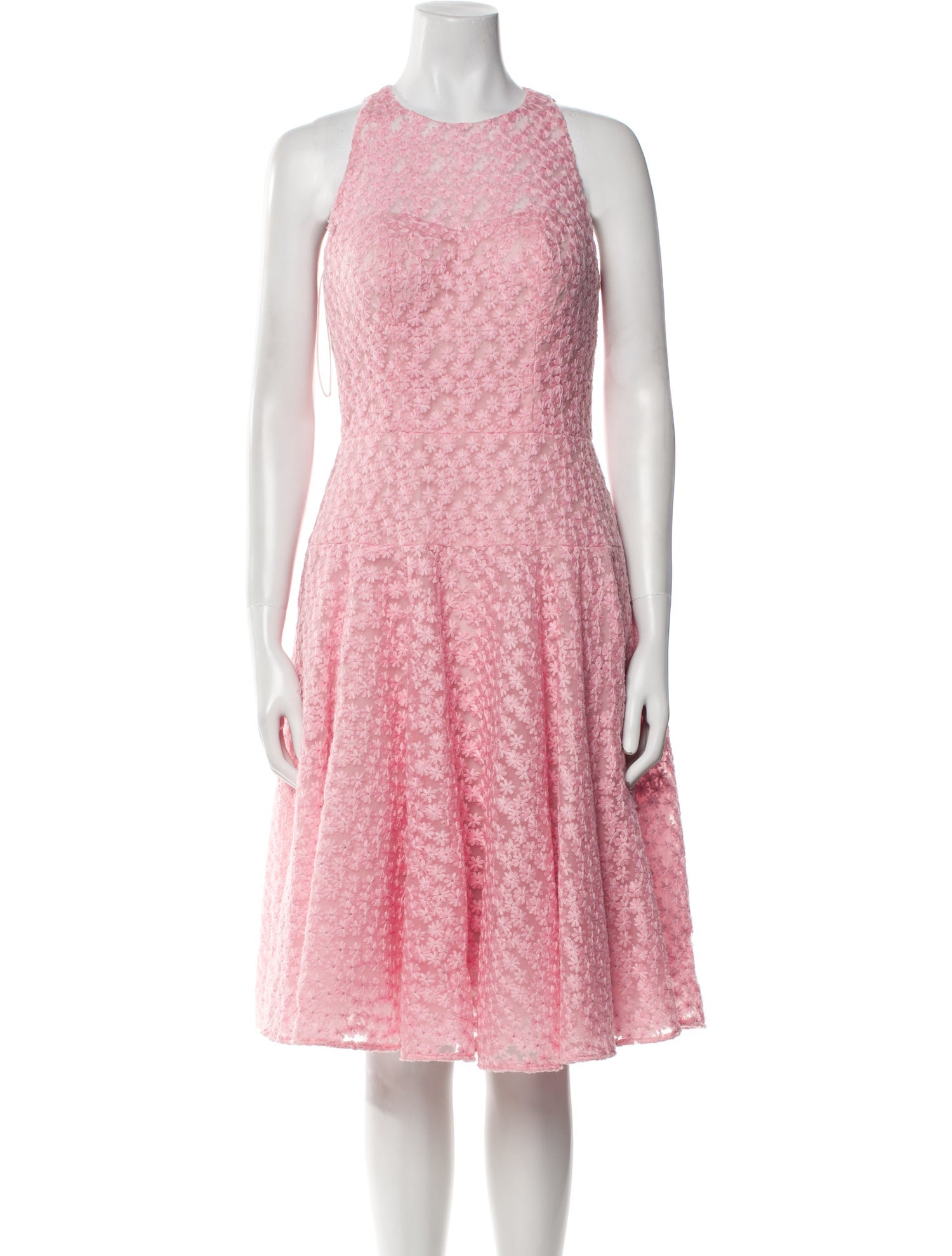 Pamella Roland Crew Neck Midi Length Dress w/ Tags