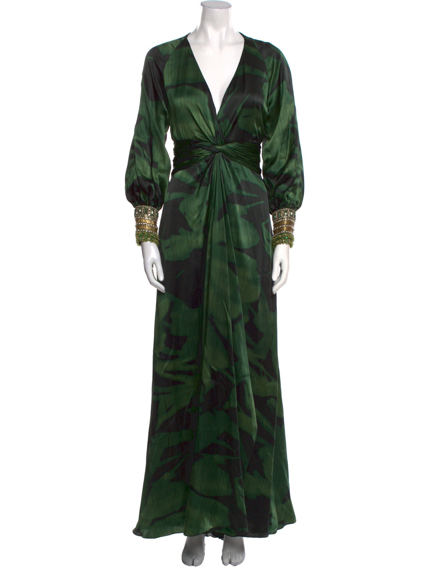 Pamella Roland Silk Long Dress