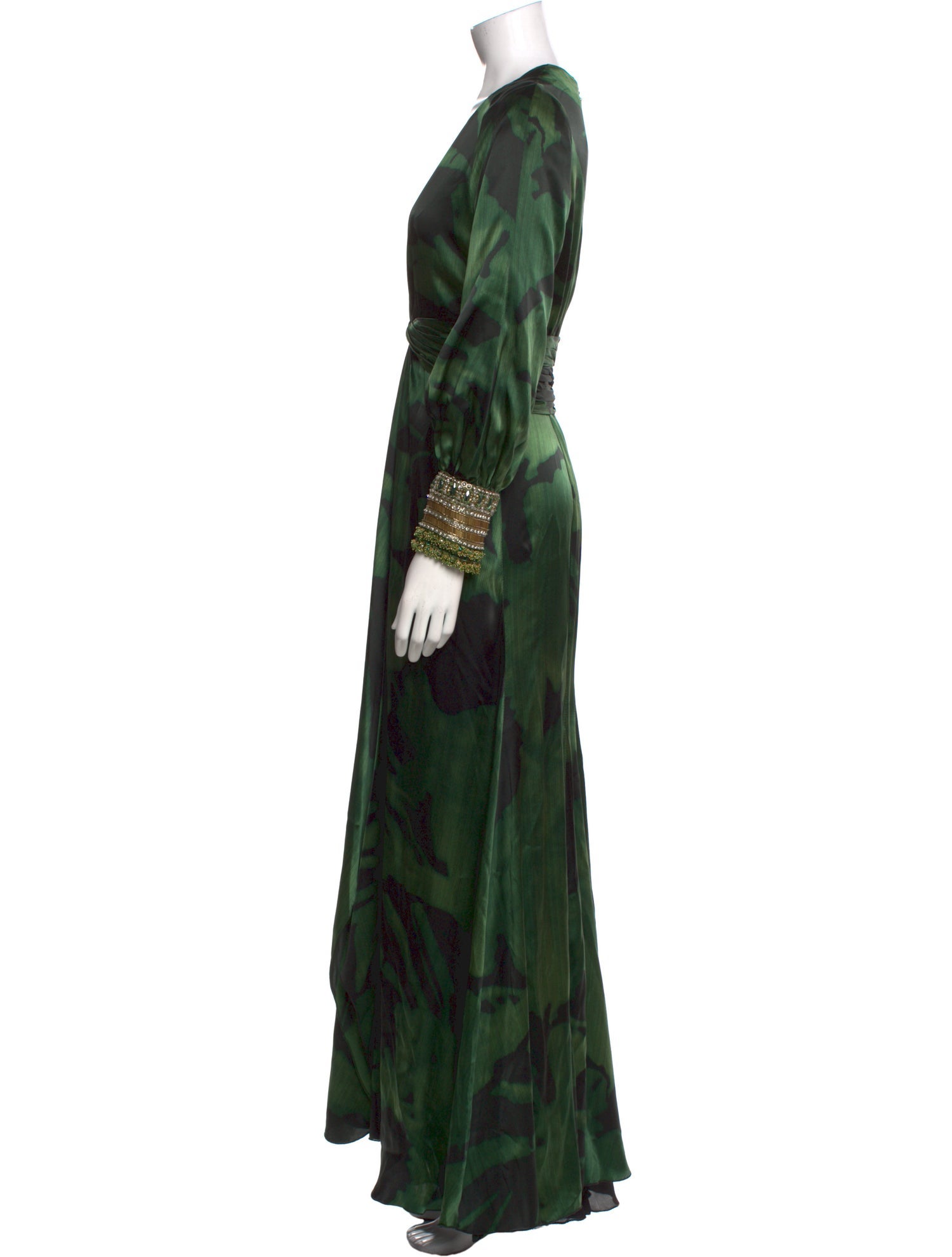 Pamella Roland Silk Long Dress