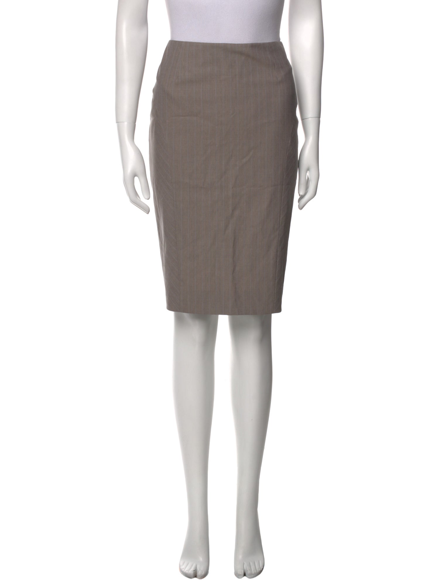 Pamella Roland Wool Knee-Length Skirt
