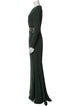 Pamella Roland Silk Long Dress