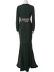 Pamella Roland Silk Long Dress