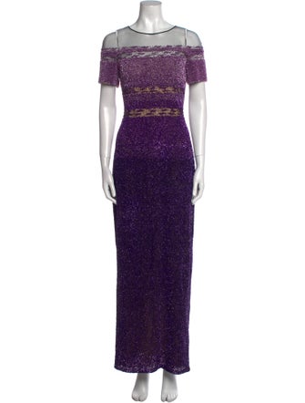 Pamella Roland Silk Long Dress