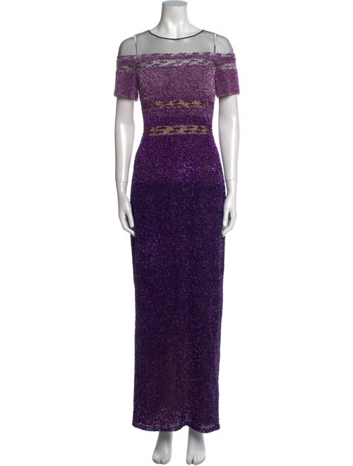 Pamella Roland Silk Long Dress
