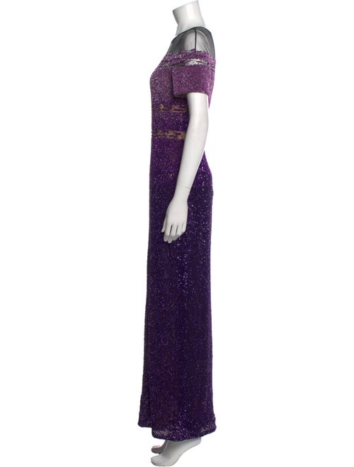 Pamella Roland Silk Long Dress