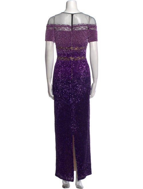 Pamella Roland Silk Long Dress