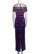 Pamella Roland Silk Long Dress
