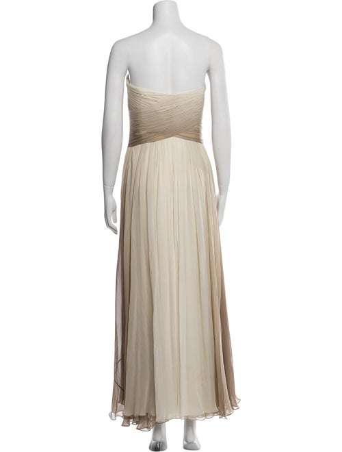 Pamella Roland Silk Midi Length Dress