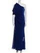 Pamella Roland Silk Long Dress