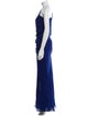 Pamella Roland Silk Long Dress