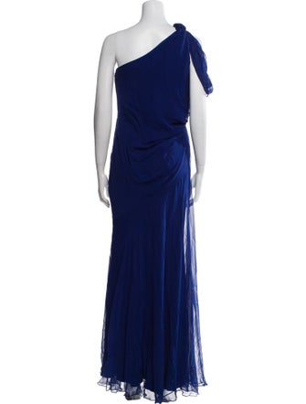 Pamella Roland Silk Long Dress