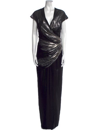 Pamella Roland Silk Long Dress