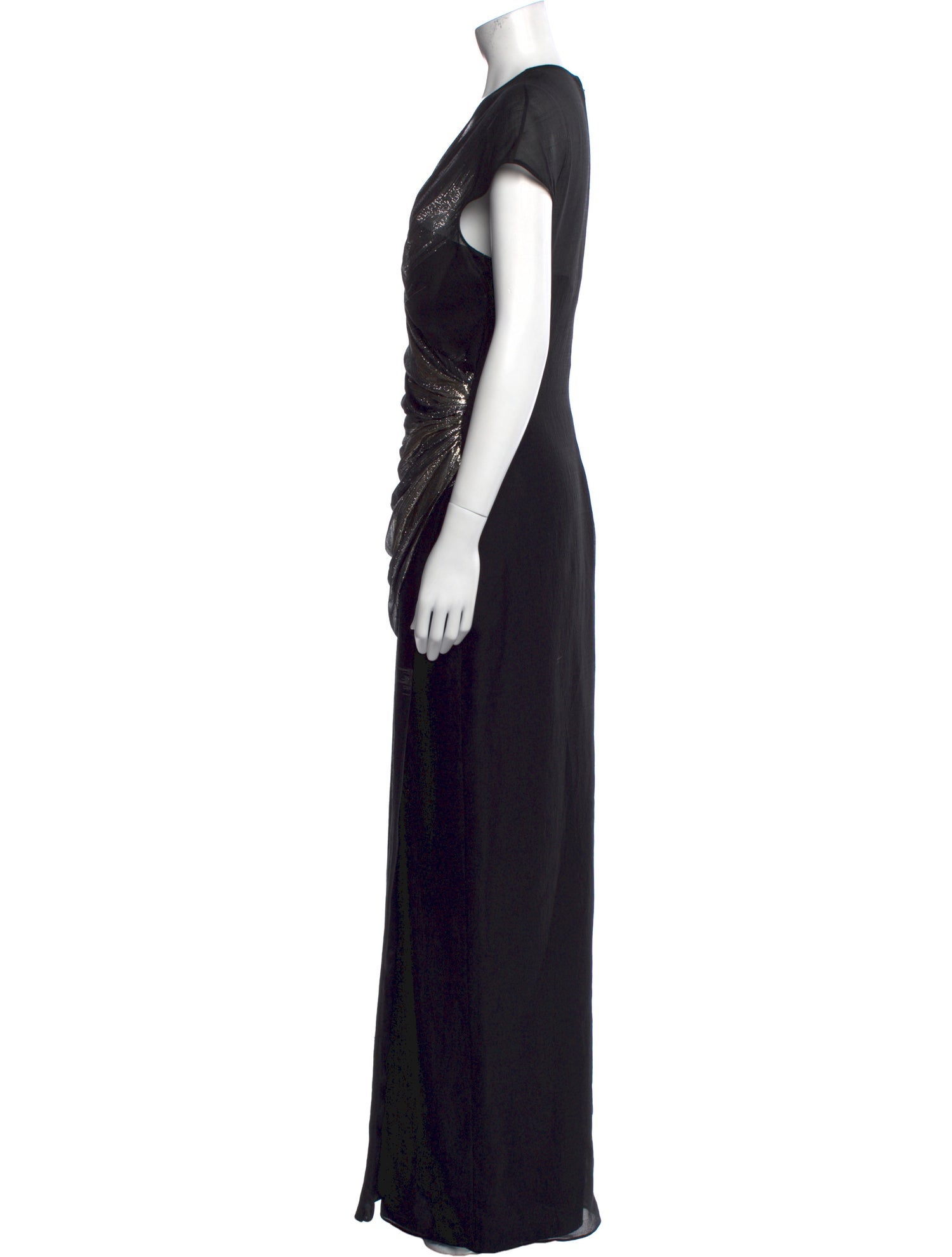 Pamella Roland Silk Long Dress