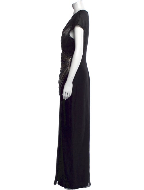 Pamella Roland Silk Long Dress