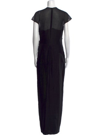 Pamella Roland Silk Long Dress