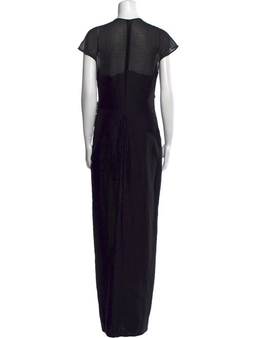 Pamella Roland Silk Long Dress