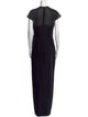 Pamella Roland Silk Long Dress