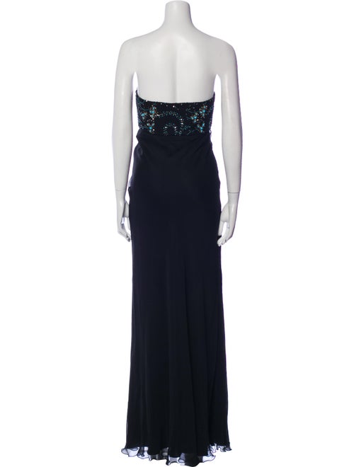 Pamella Roland Strapless Long Dress