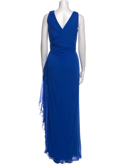 Pamella Roland Silk Long Dress