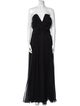 Pamella Roland Silk Long Dress
