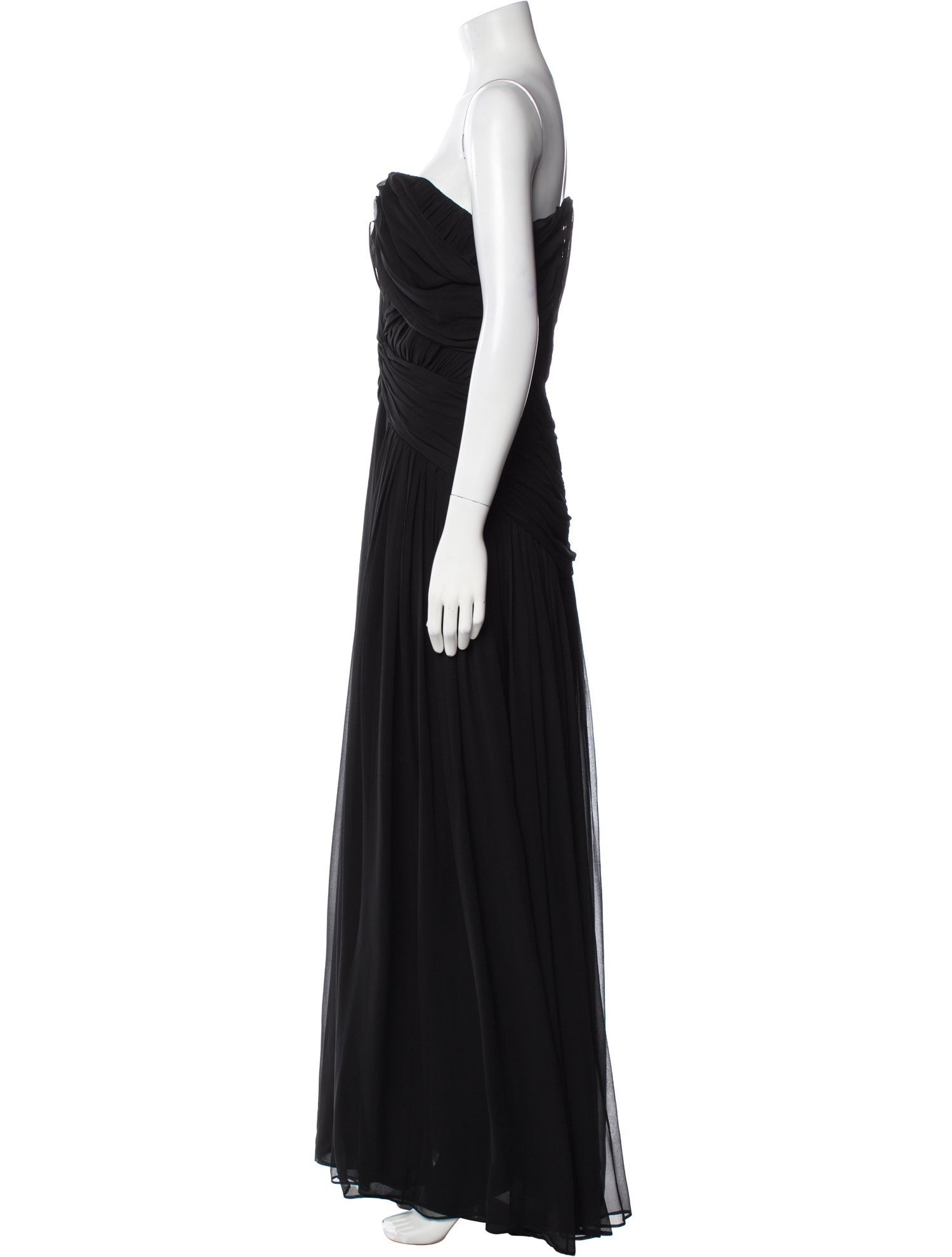 Pamella Roland Silk Long Dress