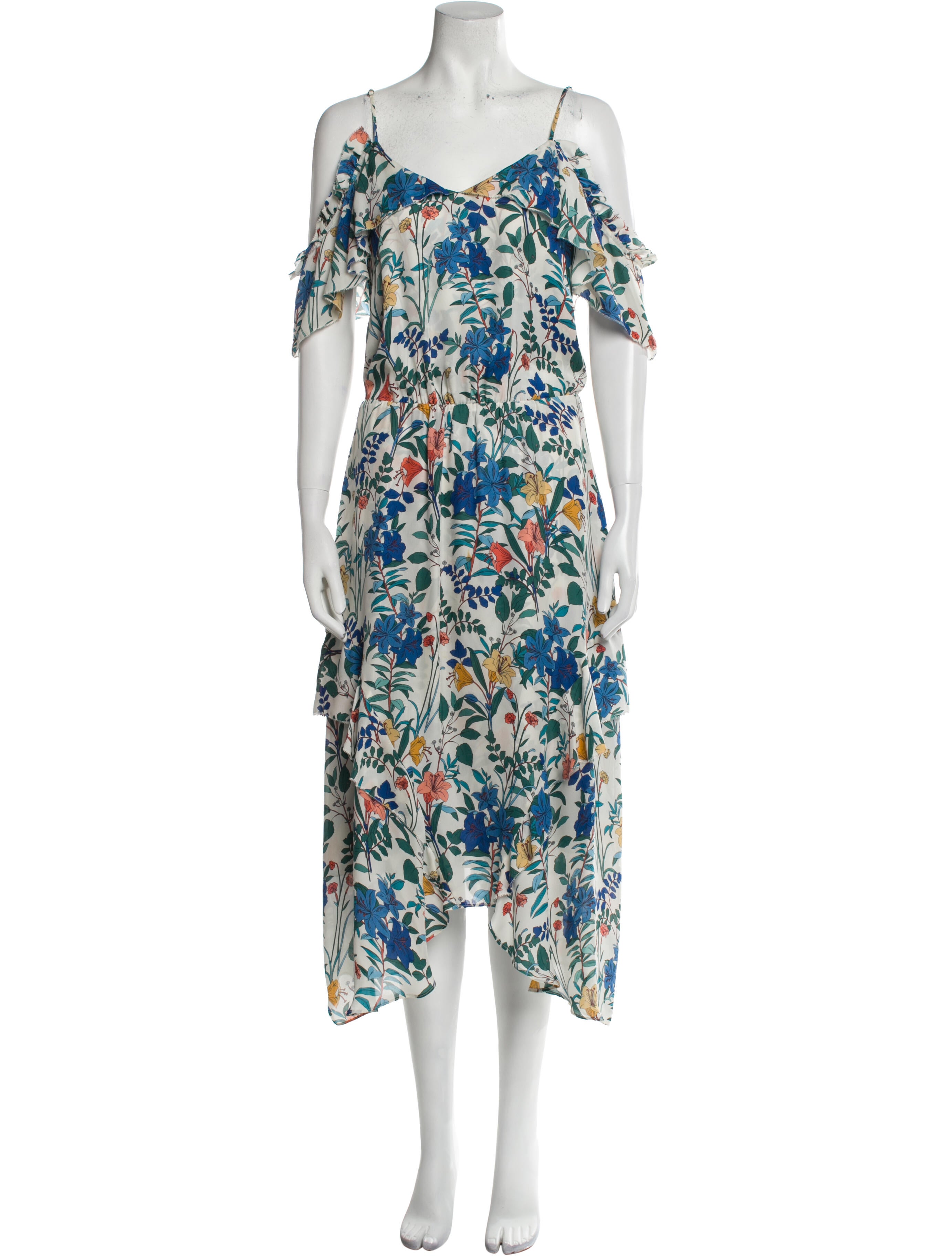 Parker Ochs Silk Long Dress