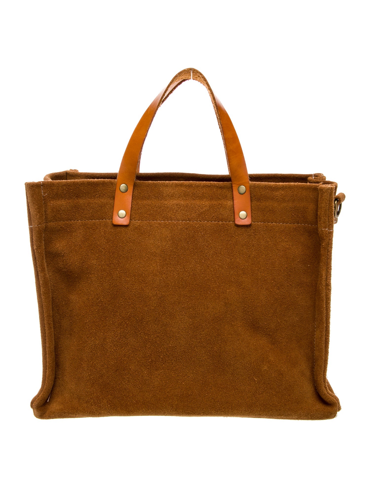 Parker Ochs Suede Top Handle Bag