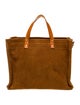 Parker Ochs Suede Top Handle Bag