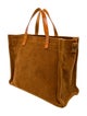 Parker Ochs Suede Top Handle Bag