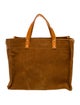 Parker Ochs Suede Top Handle Bag