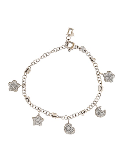 Pasquale Bruni 18K Diamond Charm Bracelet