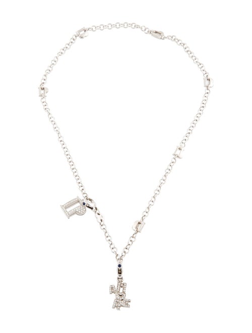 Pasquale Bruni 18K Diamond Pavé Amore Charm Chain Necklace