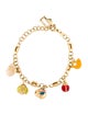 Pasquale Bruni 18K Diamond & Enamel Charm Bracelet