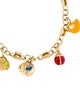 Pasquale Bruni 18K Diamond & Enamel Charm Bracelet