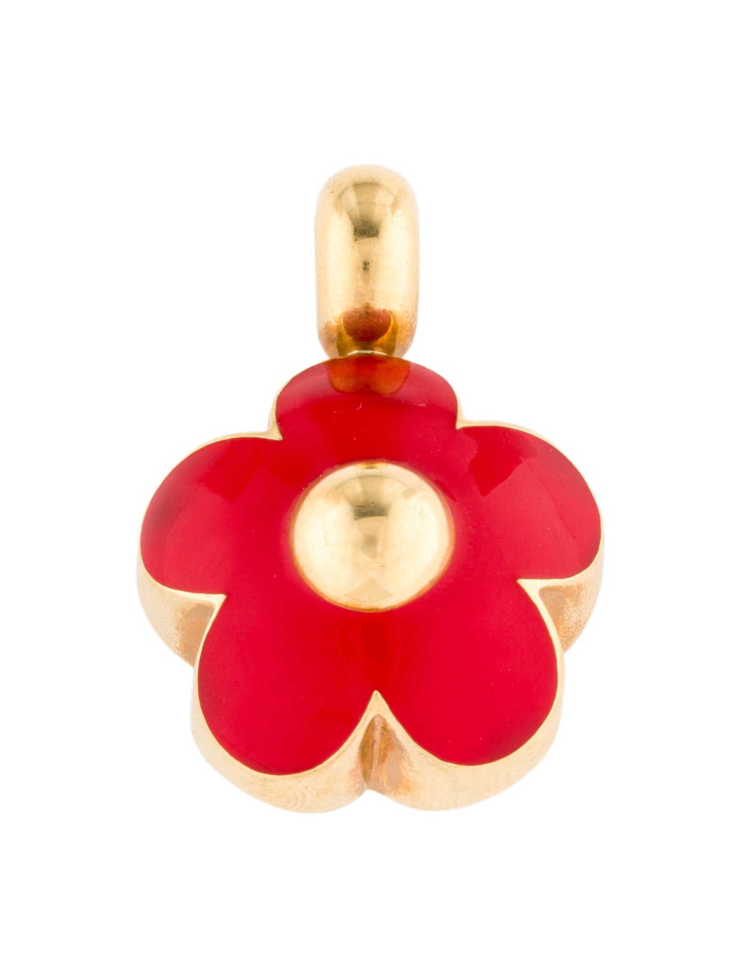 Pasquale Bruni 18K Enamel Large Flower Pendant