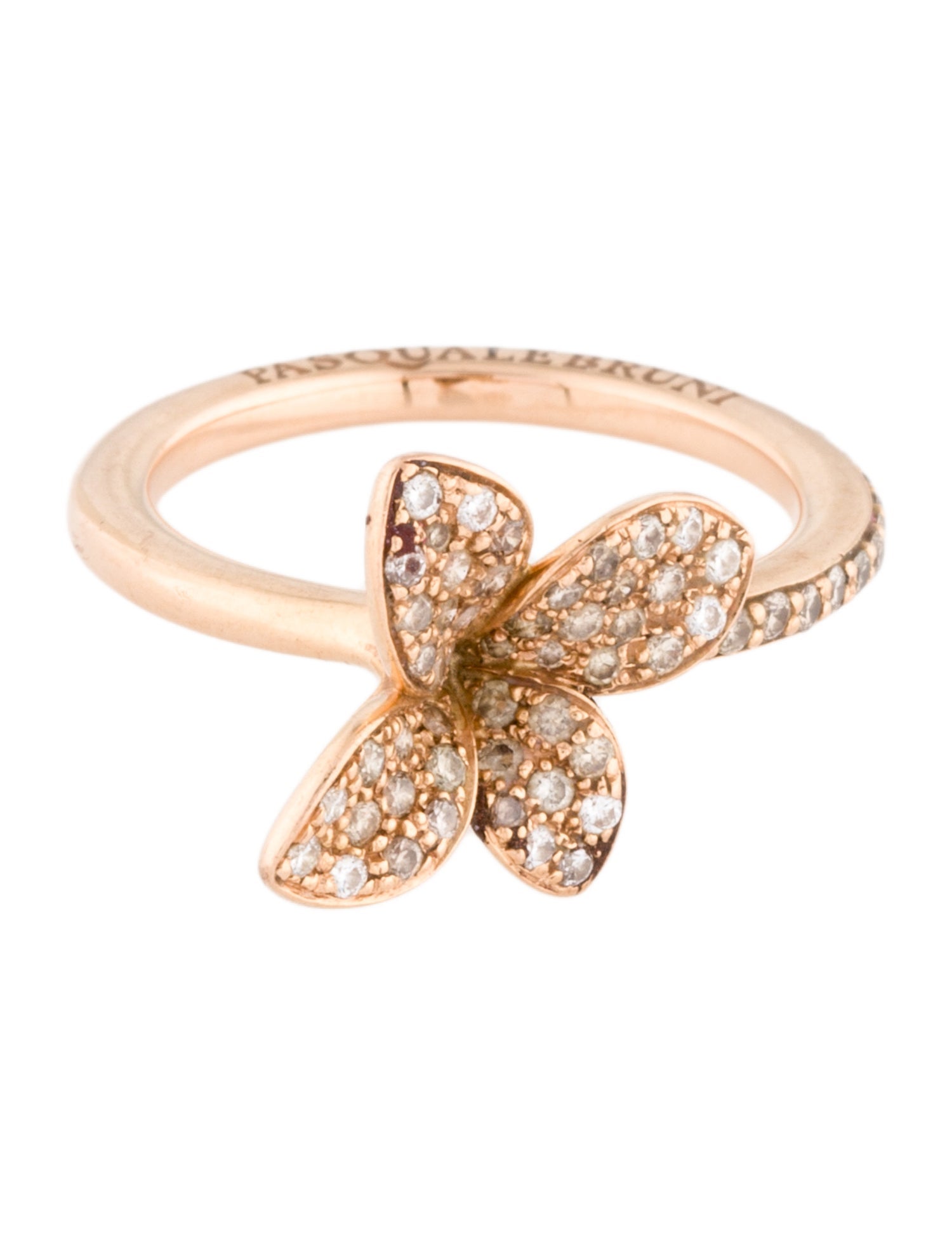 Pasquale Bruni 18K Diamond Petit Garden Cocktail Ring