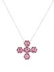 Pasquale Bruni 18K Tourmaline & Sapphire Accent Cross Pendant Necklace
