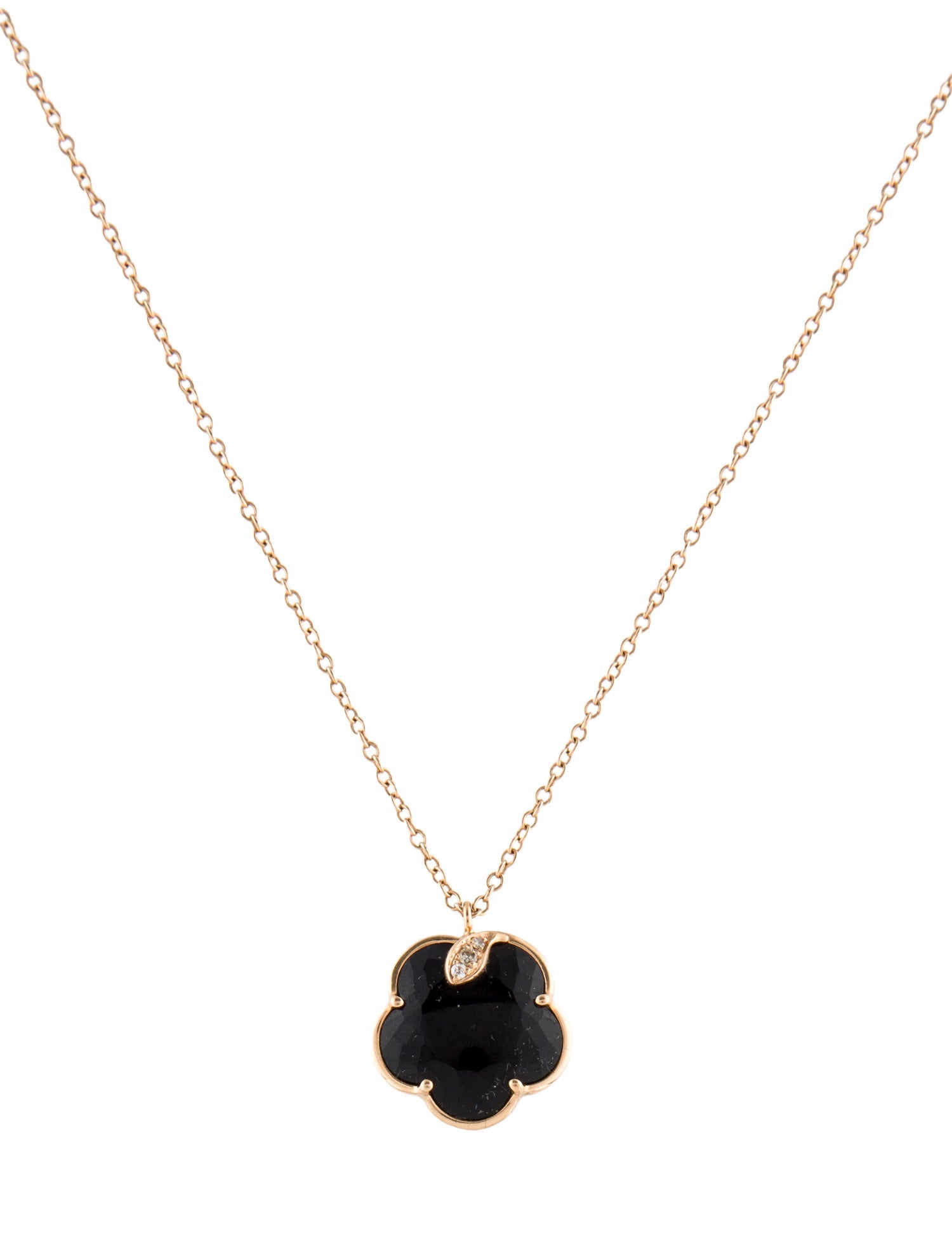Pasquale Bruni 18K Onyx & Diamond Petit Joli Pendant Necklace